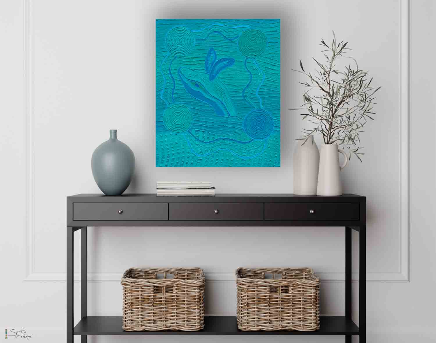 Yamuloong of the Turungkan – Coming Together of the Whales - Saretta Art & Design