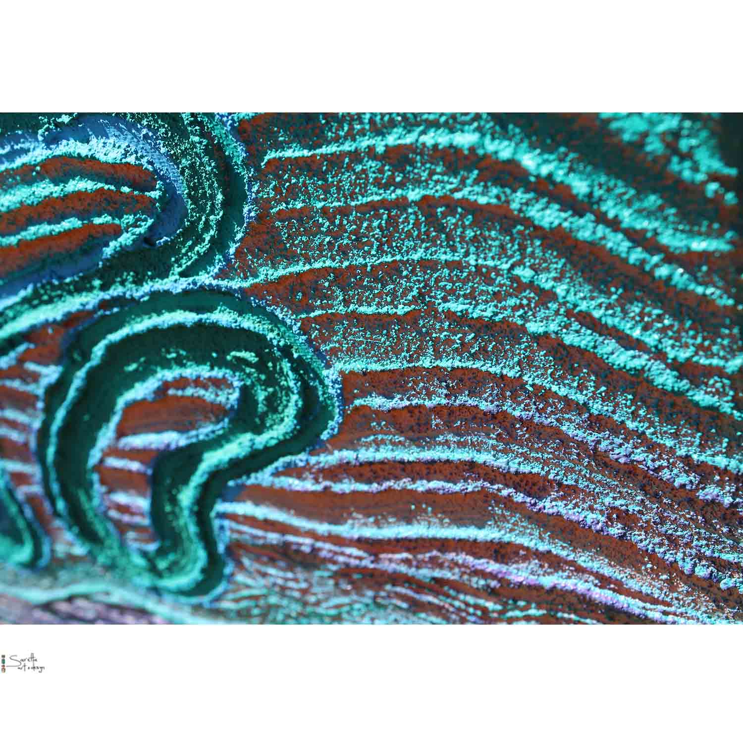 close up Ngarokal Yapung – Elder Pathway series 2 artwork by Saretta Fielding