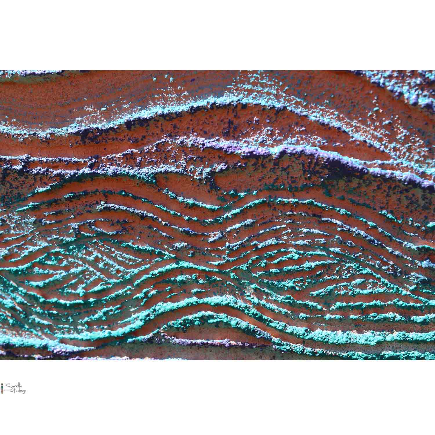 close up Ngarokal Yapung – Elder Pathway series 2 artwork by Saretta Fielding