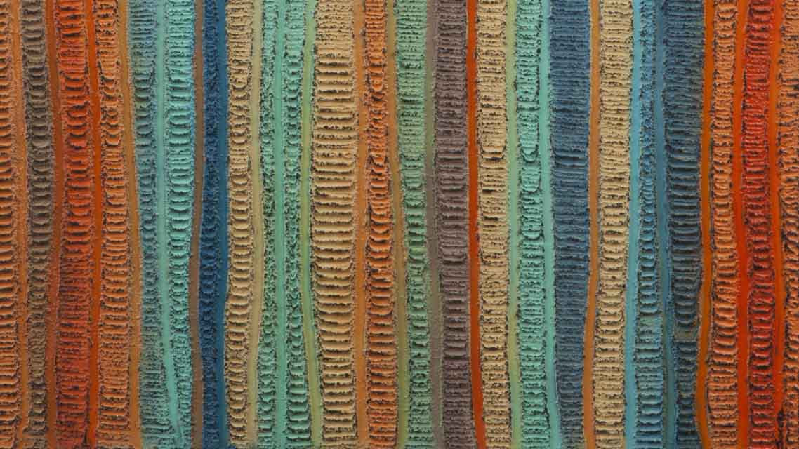 Canvas Print Bantimita – Message Stick series 3 - Saretta Art & Design