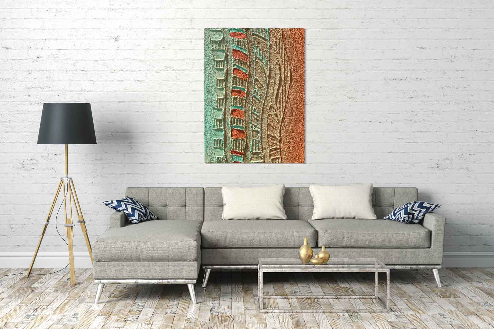 Canvas Print Yapung - Pathway series 9 - Saretta Art & Design