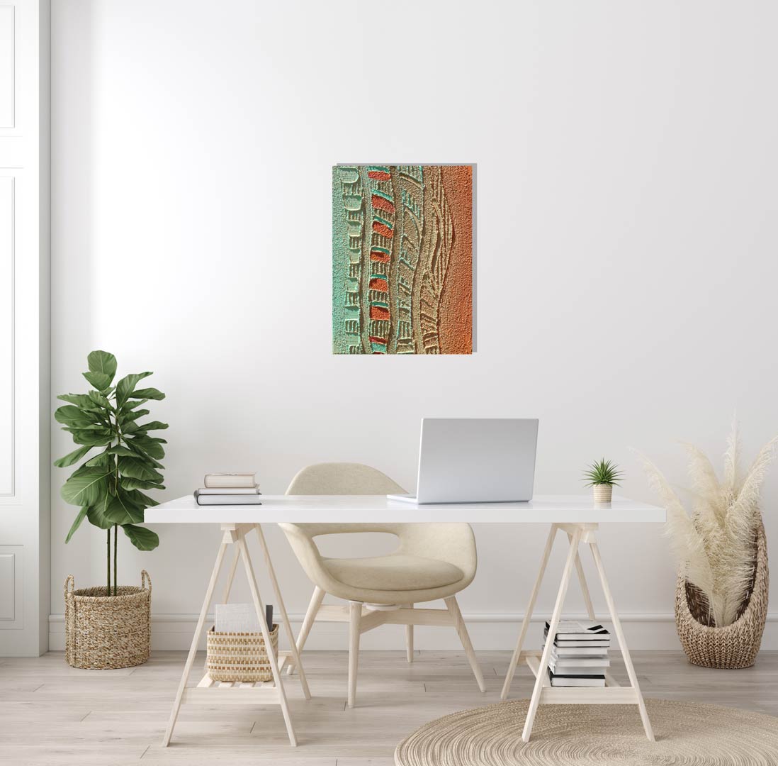 Canvas Print Yapung - Pathway series 9 - Saretta Art & Design