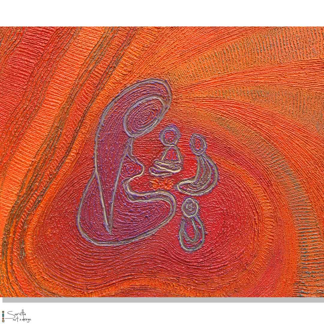 Canvas Print - Because of Her We Can - Saretta Art & Design