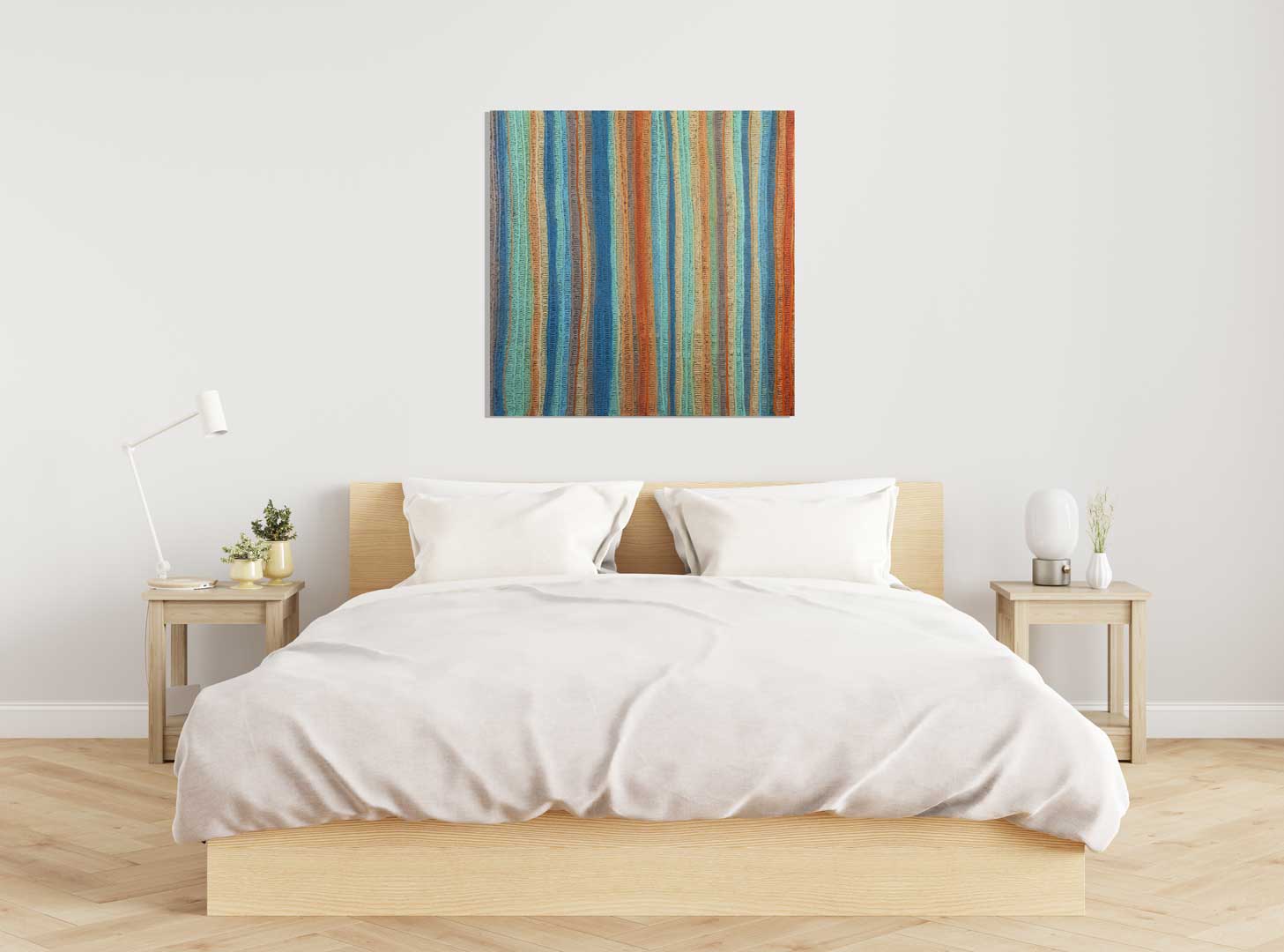 Canvas Print Bantimita – Message Stick series 3 - Saretta Art & Design