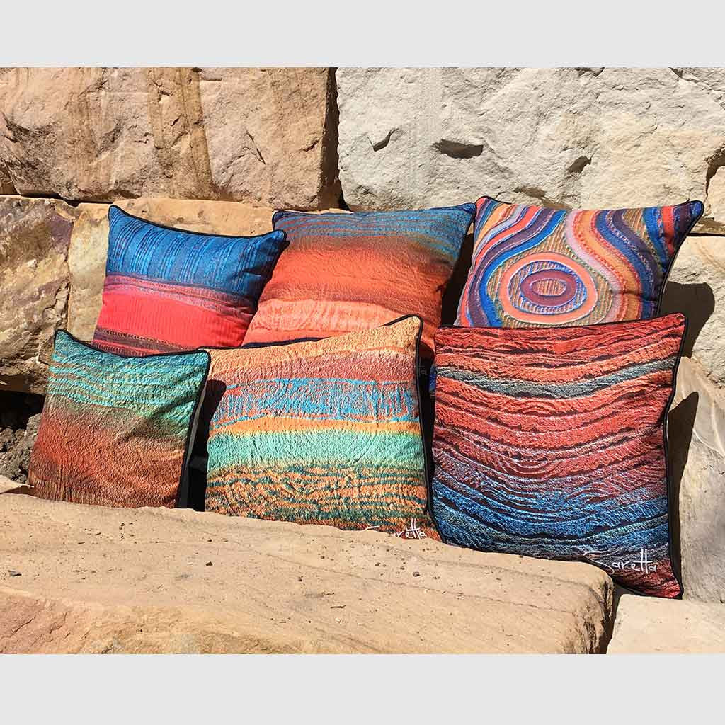 Cushion Cover - Ngurakaali - Saretta Art & Design