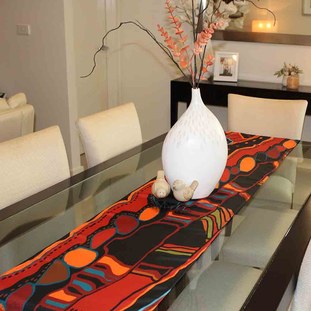 Table/Bed Runner - Dreamtime - Saretta Art & Design