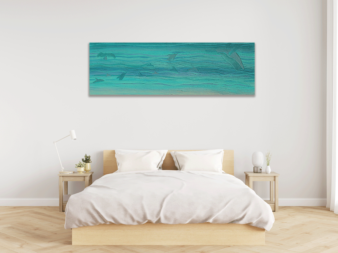 Canvas Print - Durrungan Parai, Whale Country - Saretta Art & Design