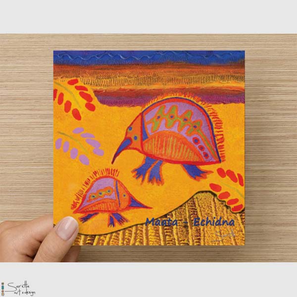 Greeting Card - Maata Echidna