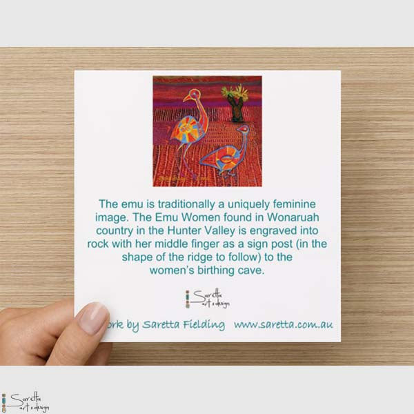 Greeting Card - Bayiibayii Emu