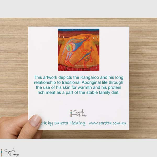 Greeting Card - Mowane Kangaroo