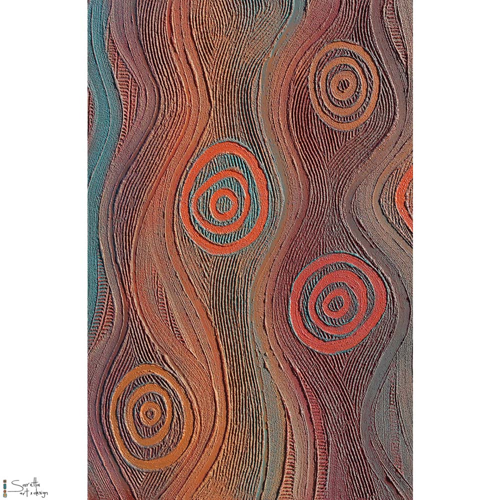 Men's Tie - Kari Kari - Beginning Time