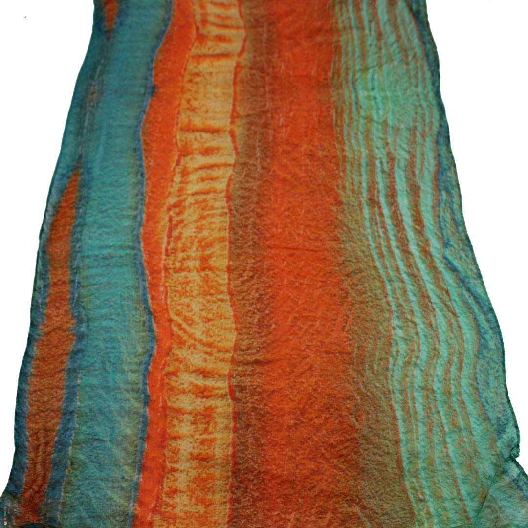 Kamari Silk Scarf - Saretta Art & Design