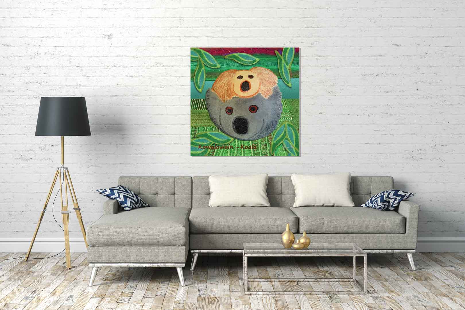 Canvas Print - Totem Kowalowain Koala - Saretta Art & Design