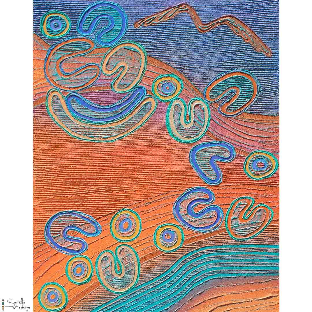 Hunter Health Wallsend, Kolang Bangai -Towards Today - Saretta Art & Design