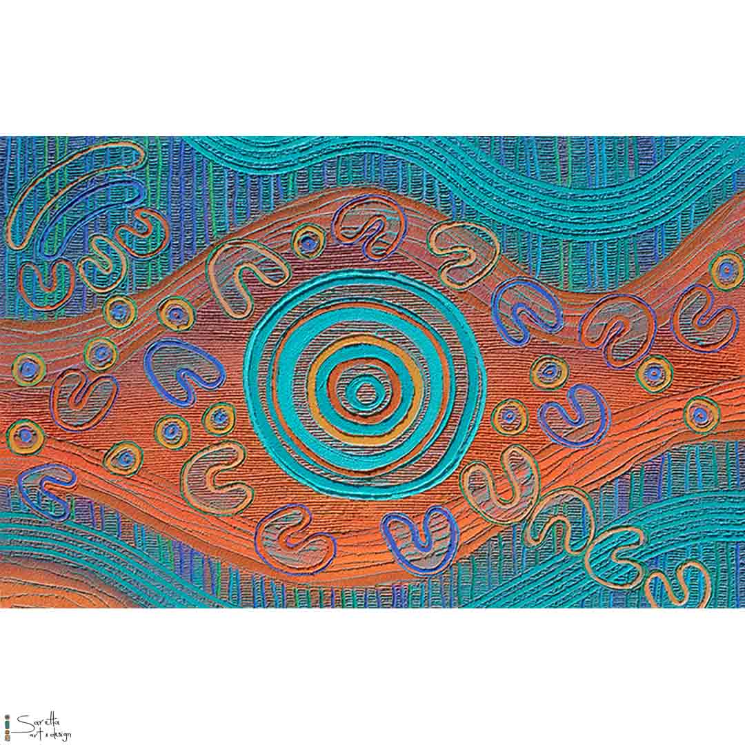 Hunter Health Wallsend, Kolang Bangai -Towards Today - Saretta Art & Design