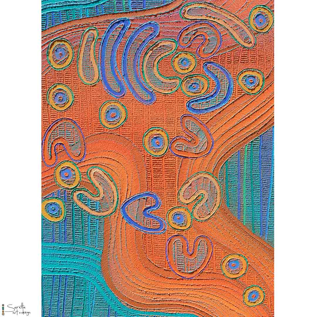 Hunter Health Wallsend, Kolang Bangai -Towards Today - Saretta Art & Design