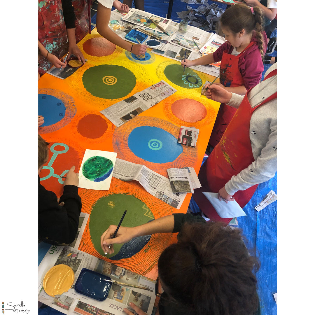 Mural for Kotara High School - Saretta Art & Design