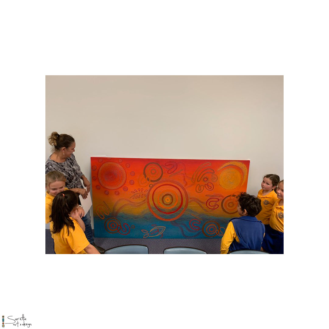Mural for Kotara Public School - Saretta Art & Design