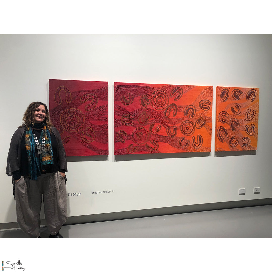 Malang Kateya - Together Again - Saretta Art & Design