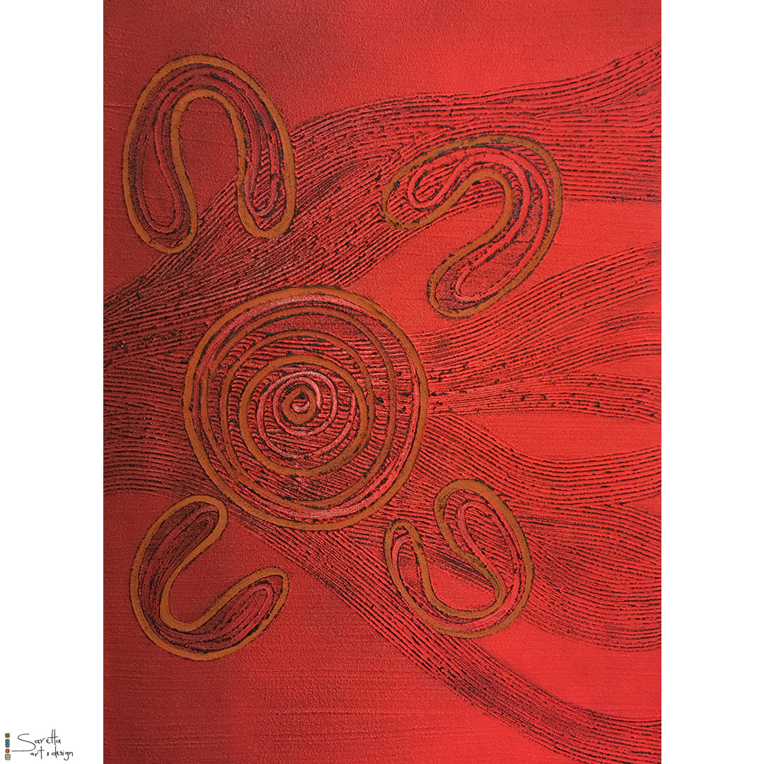 Malang Kateya - Together Again - Saretta Art & Design