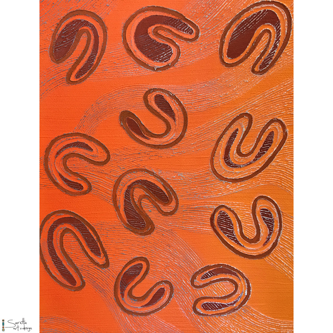 Malang Kateya - Together Again - Saretta Art & Design