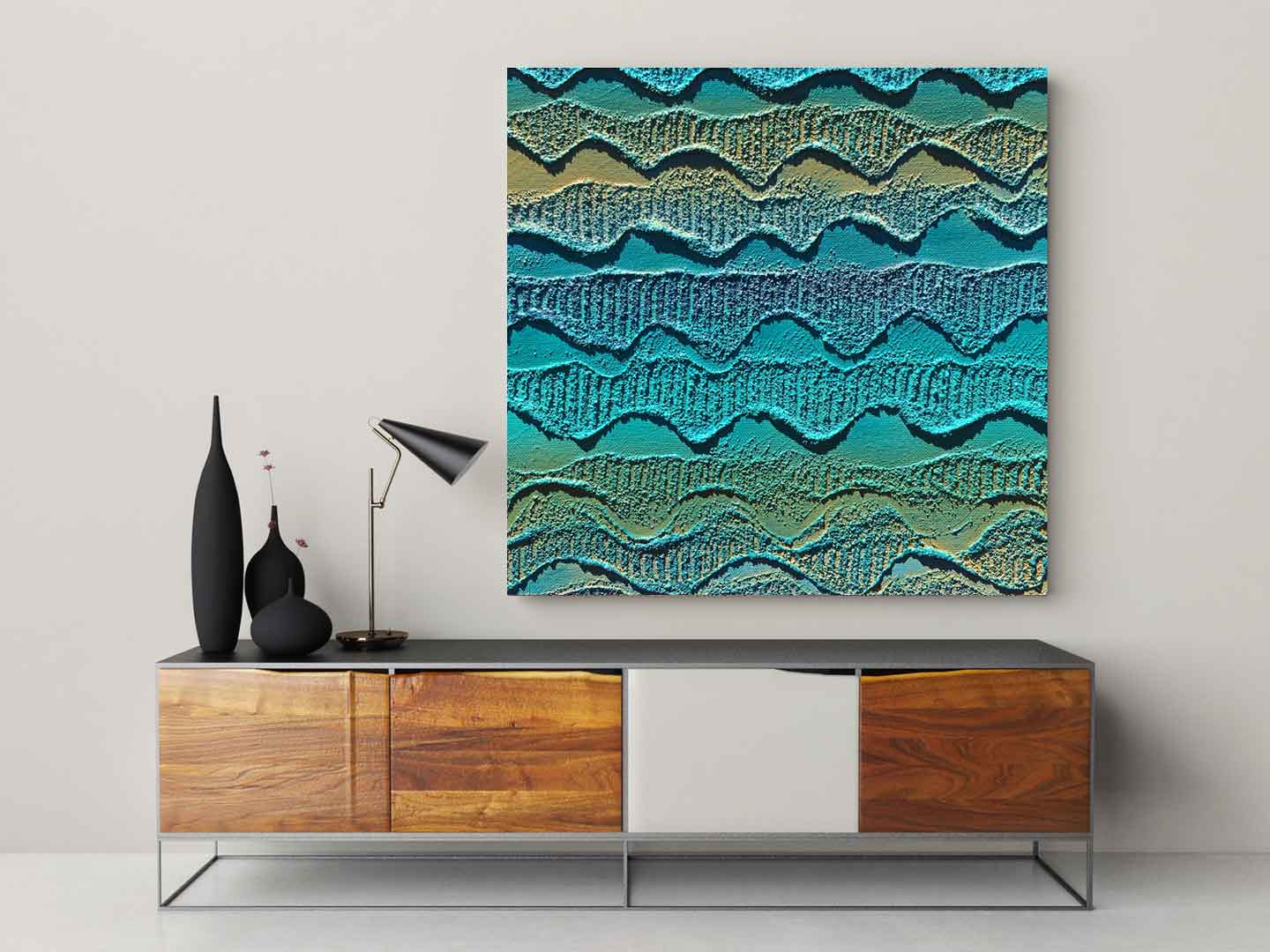Canvas Print - Kaling Middens - Saretta Art & Design