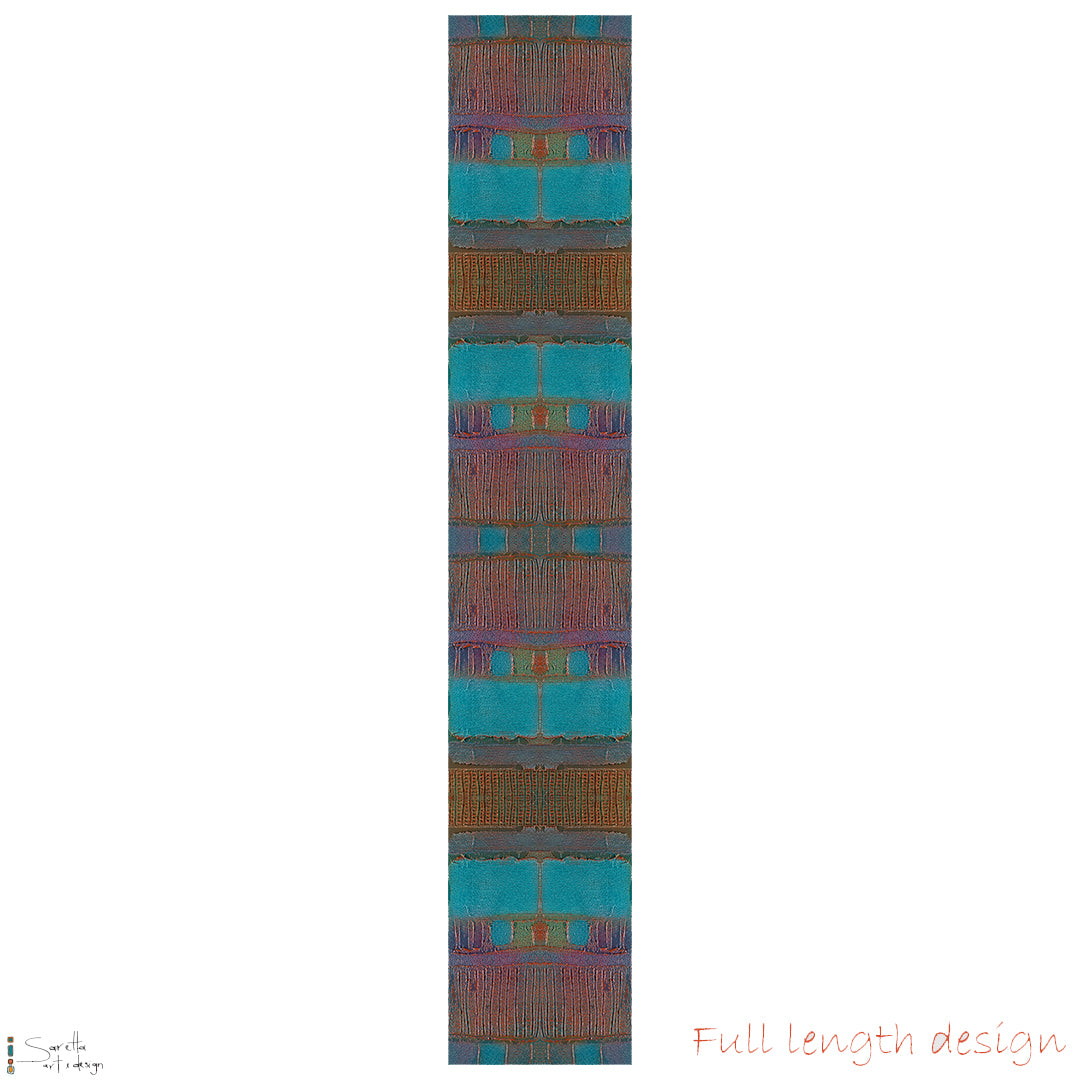 Table/Bed Runner - Muloobinba Borii - Newcastle Songlines - Saretta Art & Design