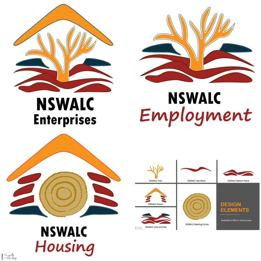 NSWALC - Branding Package - Saretta Art & Design