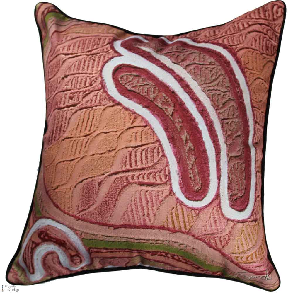 Cushion Cover - Ngarokal – Elder - Saretta Art & Design