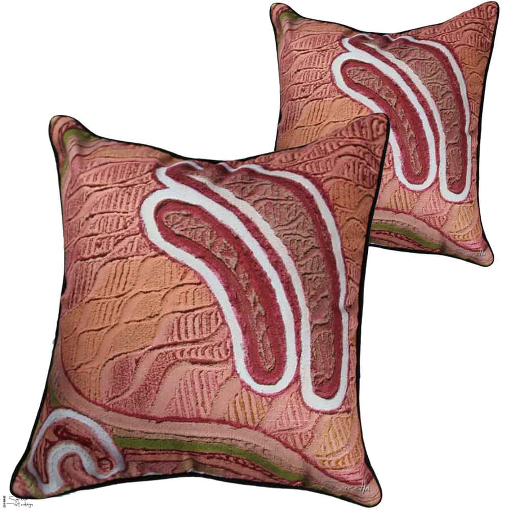 Cushion Cover - Ngarokal – Elder - Saretta Art & Design