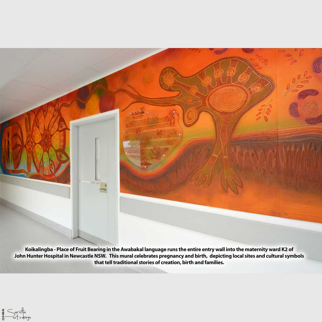 Koikalingba - Ward K2 John Hunter Hospital - Saretta Art & Design