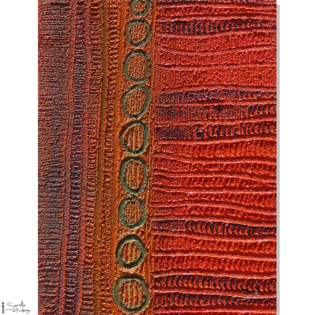 Canvas Print Pantimay - Message series 4 - Saretta Art & Design