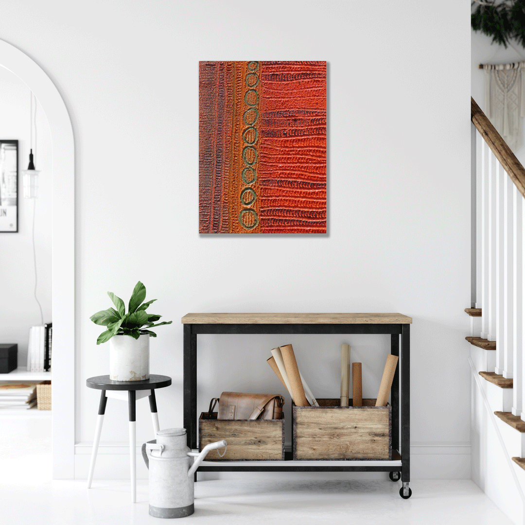 Canvas Print Pantimay - Message series 4 - Saretta Art & Design