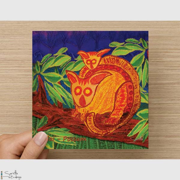 Greeting Card - Wilai Possum