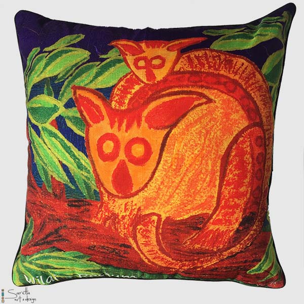 Cushion Cover - Totem Wilai Possum - Saretta Art & Design