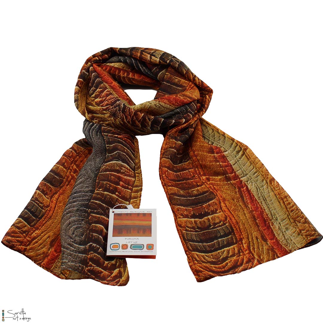 Puruma Silk Scarf - Saretta Art & Design