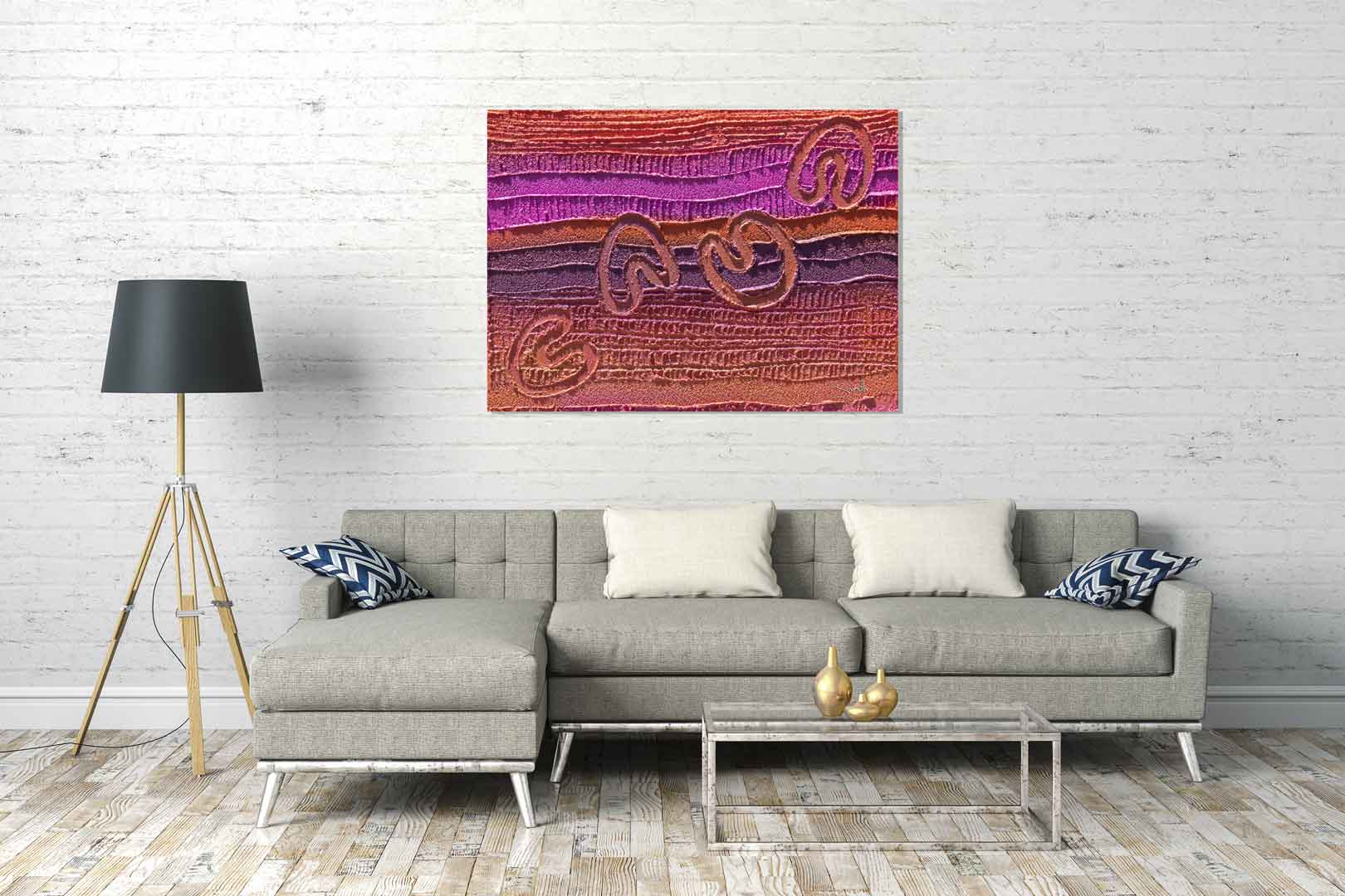 Canvas Print - Terambamba Woka – Rising Above - Saretta Art & Design