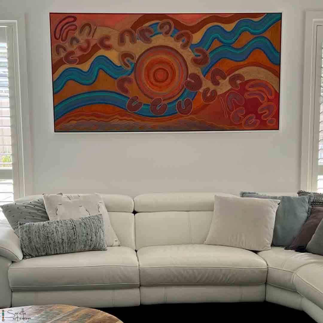 Emowamba Yapung– My Path - Saretta Art & Design