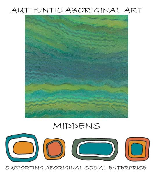 Middens Silk Scarf - Saretta Art & Design