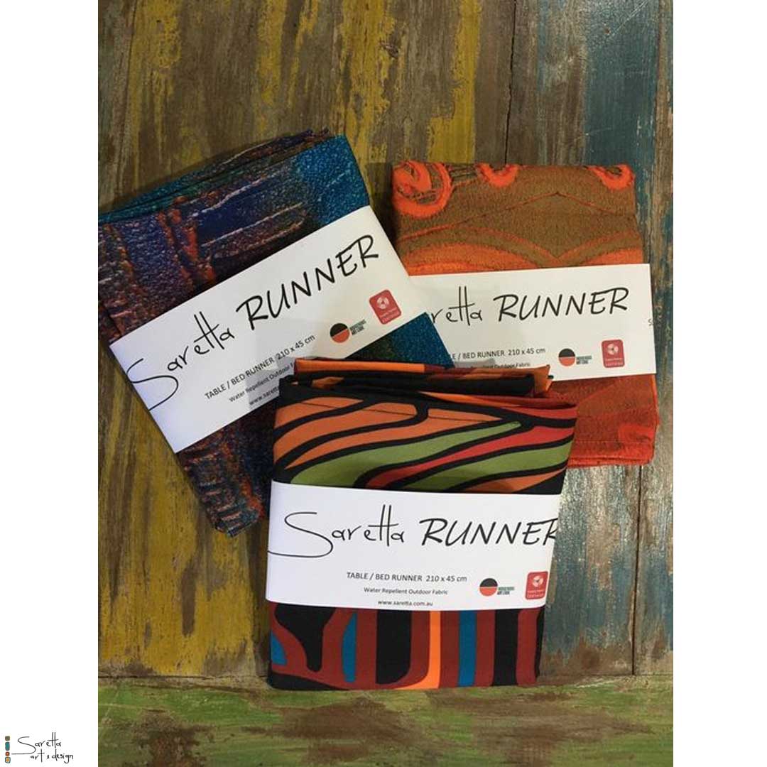 Table/Bed Runner - Dreamtime - Saretta Art & Design