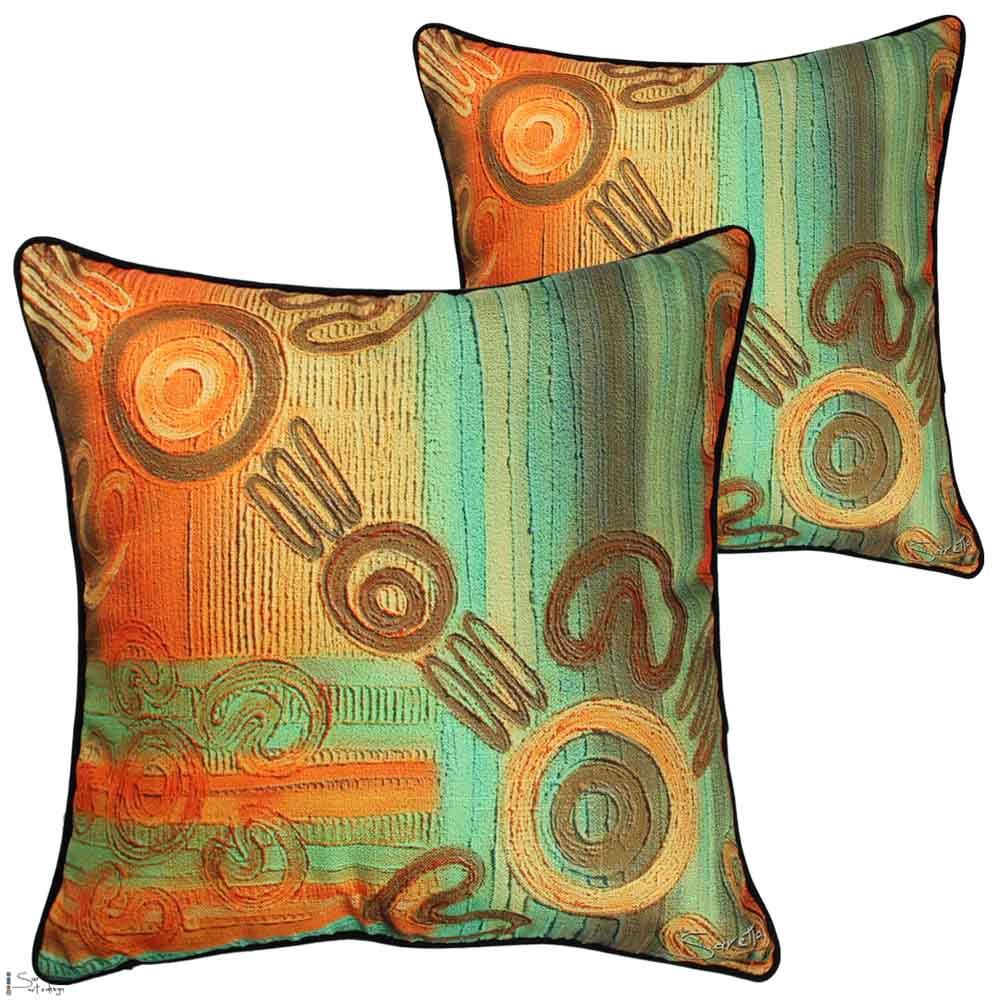 Cushion Cover - Tankaan – Mother - Saretta Art & Design