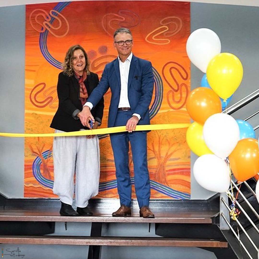 Ngaliinba Yapung – Shared Journey for Winc Australia - Saretta Art & Design