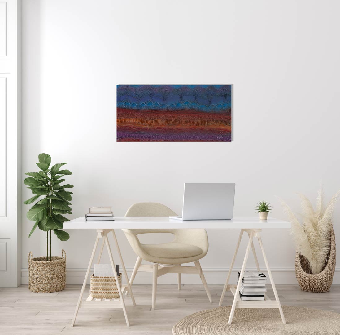 Canvas Print - Wollombi Parai Country - Saretta Art & Design