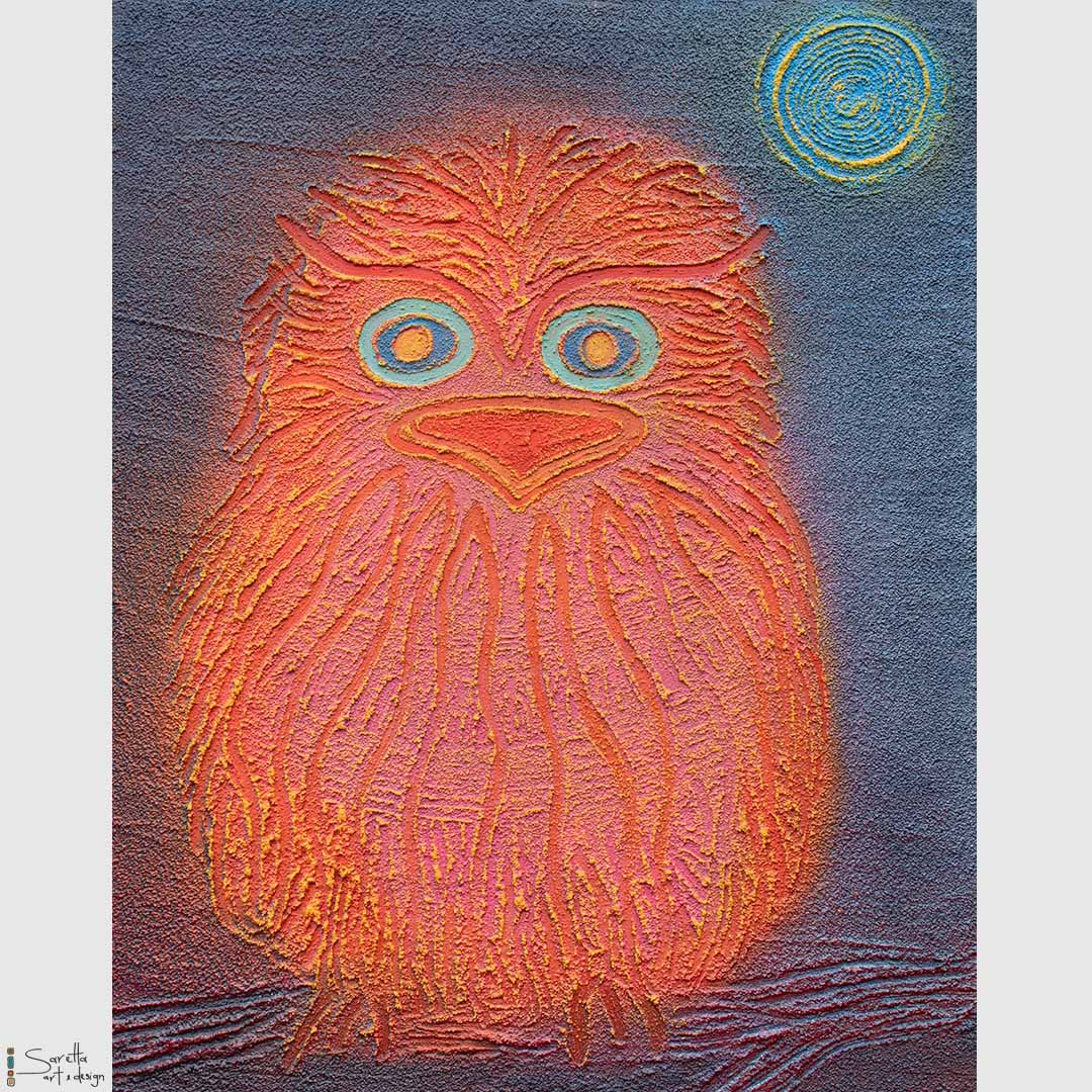 Yaayin - Tawny Frogmouth - Saretta Art & Design