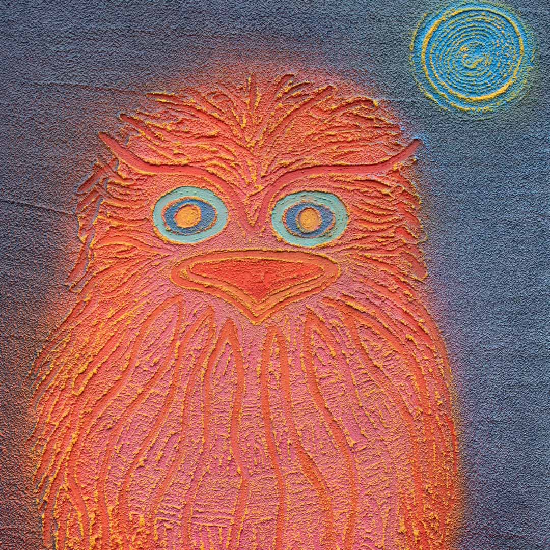 Canvas Print Yaayin - Tawny Frogmouth - Saretta Art & Design