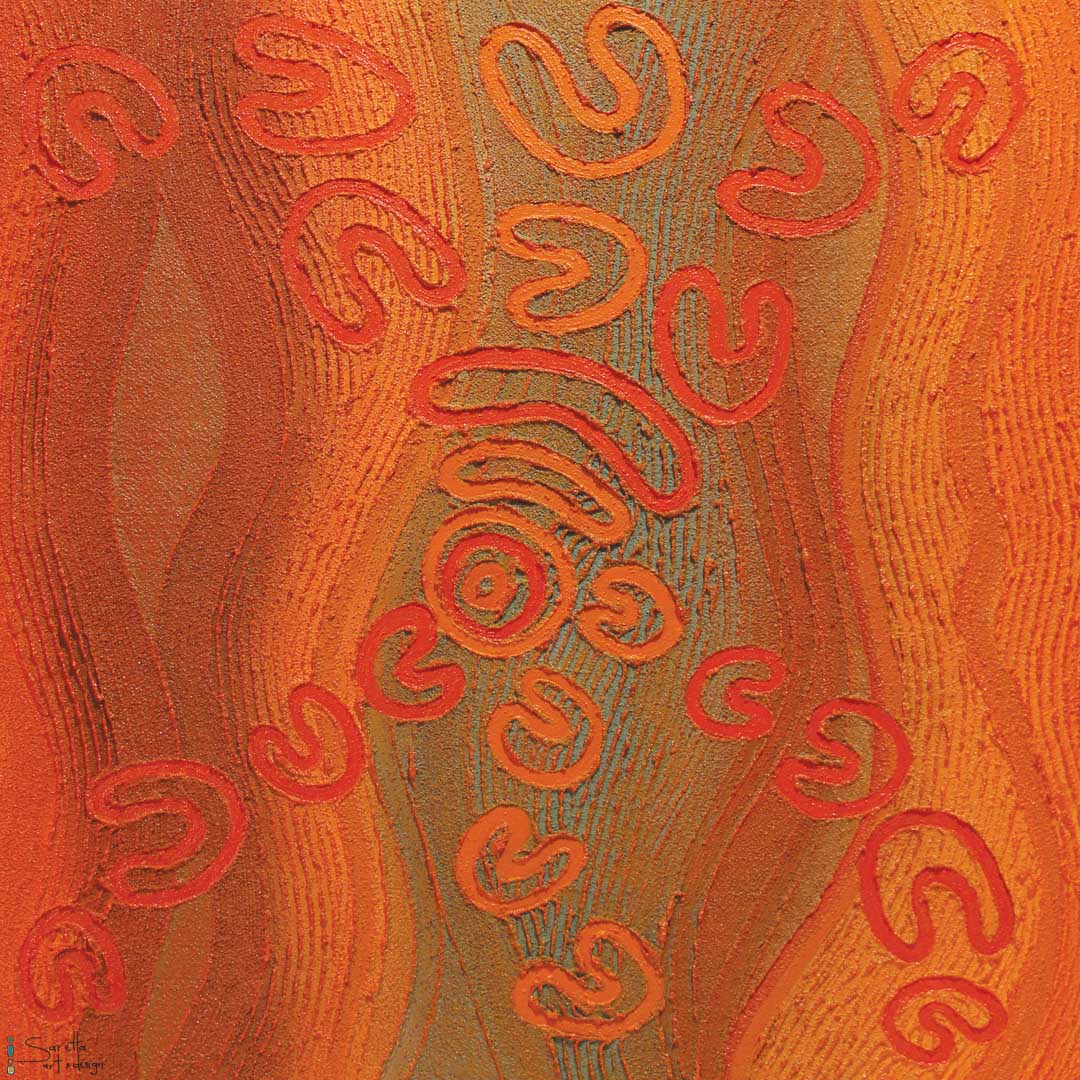 Table/Bed Runner - Yapug - Pathway - Saretta Art & Design