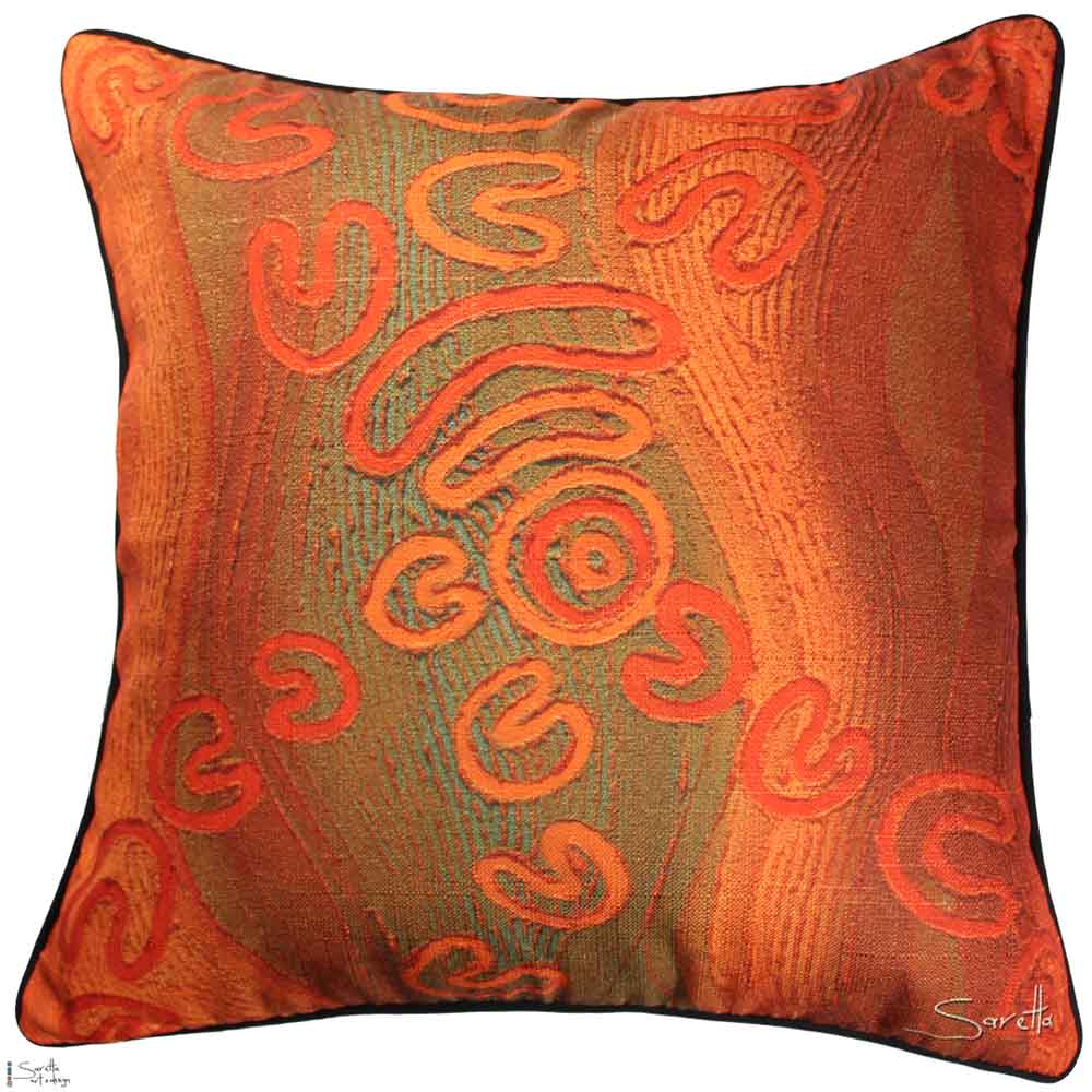 Cushion Cover - Yapug – Pathway - Saretta Art & Design