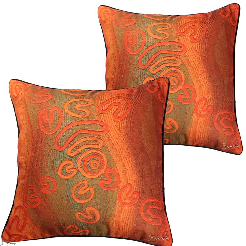 Cushion Cover - Yapug – Pathway - Saretta Art & Design