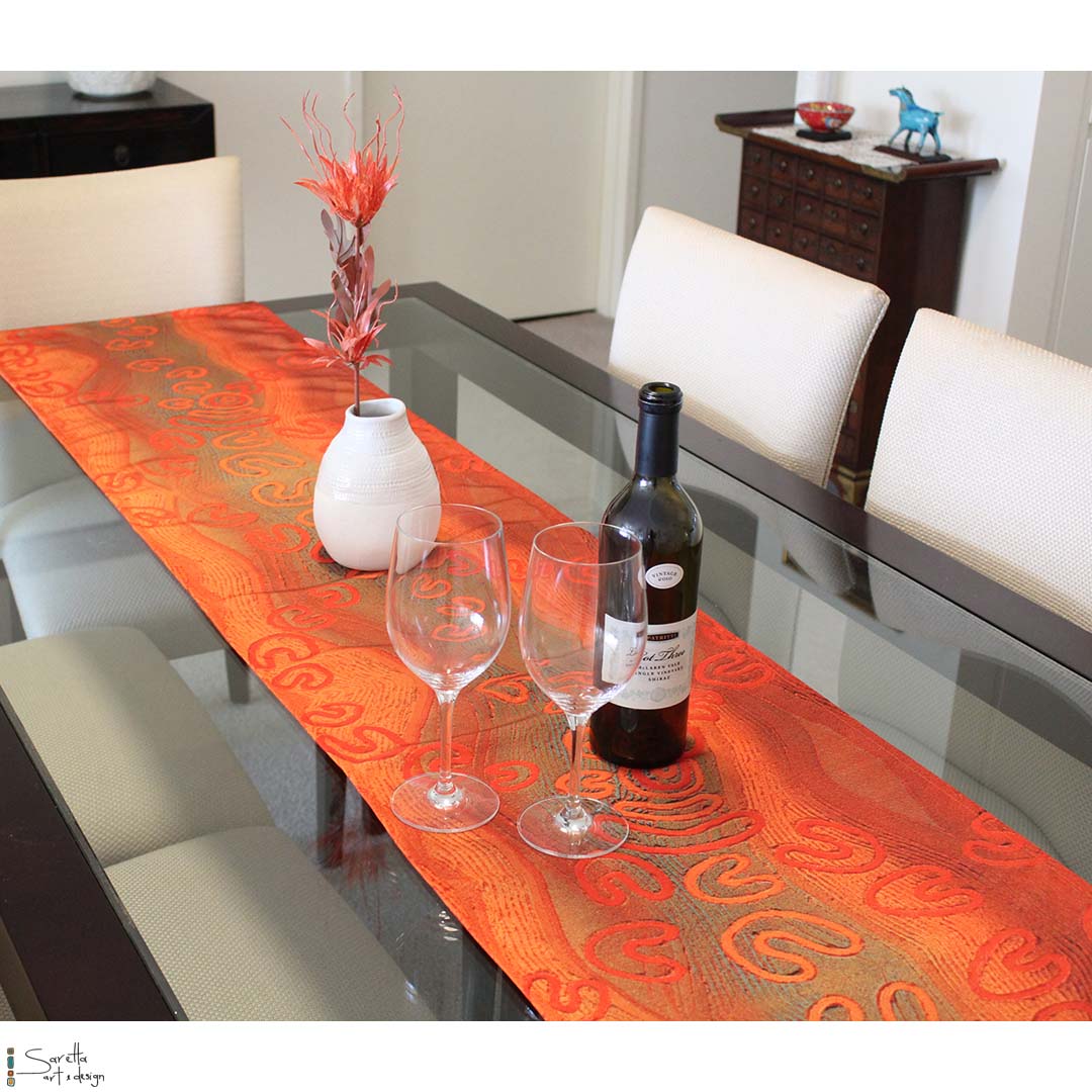 Table/Bed Runner - Yapug - Pathway - Saretta Art & Design