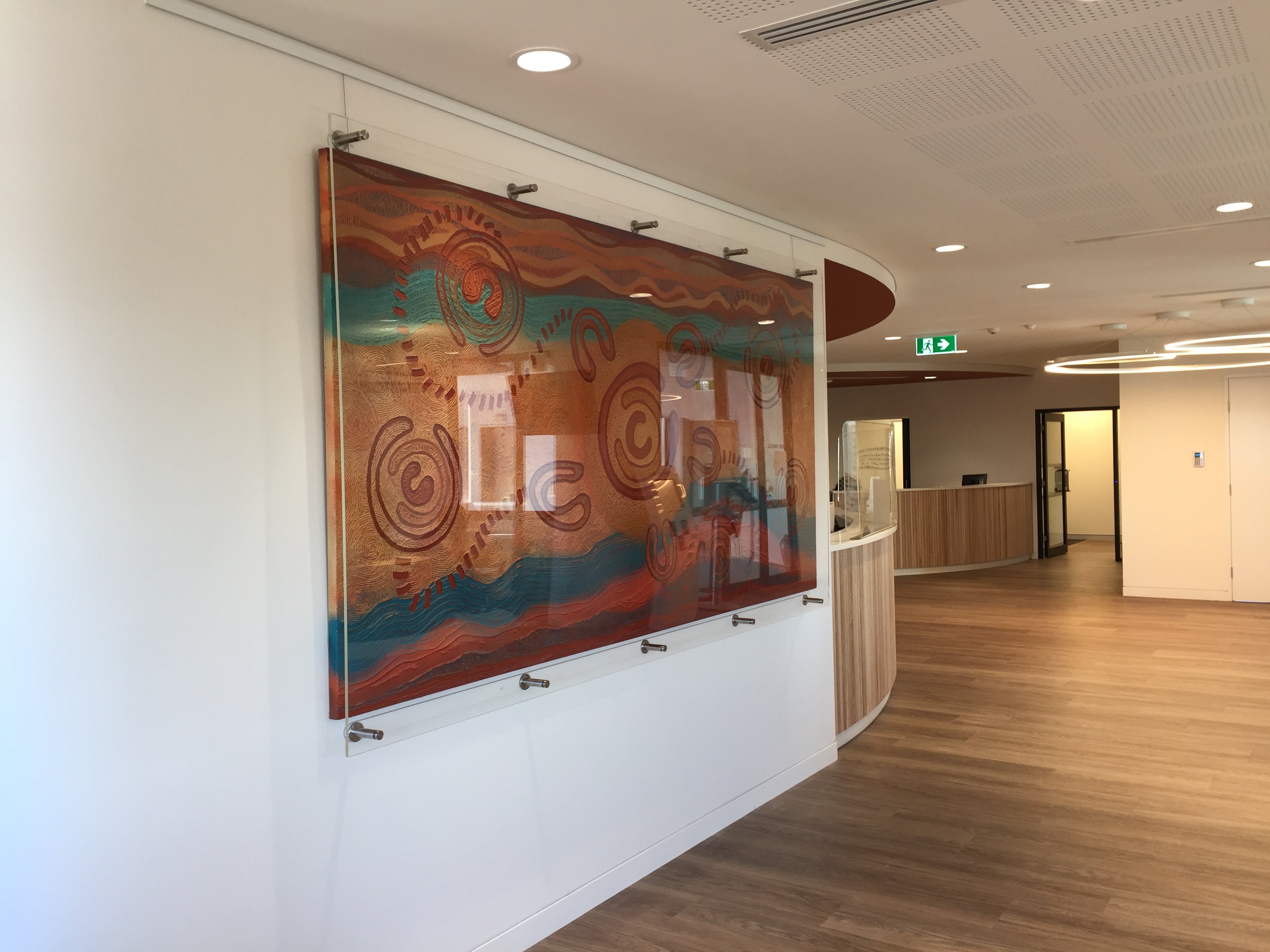 Konara - People Gather for Hunter ENT - Saretta Art & Design